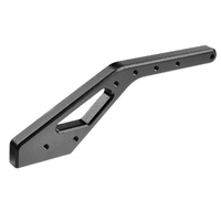 Team Corally - Chassis Brace - XL6S - Rear - Aluminum 7075 - Hard Anodised - Black - Made In Italy - 1 Pc
