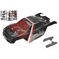 Team Corally - Polycarbonate Body - Kagama Limited Edition - Painted - Cut - Decals - Accessories - Red Color - 1 Pc