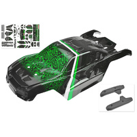 Team Corally - Polycarbonate Body - Kagama Limited Edition - Painted - Cut - Decals - Accessories - Green Color - 1 Pc