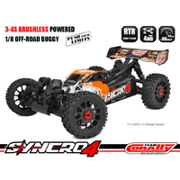 Team Corally - SYNCRO-4 - RTR - Orange - Brushless Power 3- 4S - No Battery - No Charger