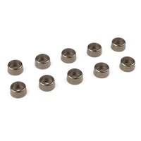 Team Corally - Aluminium Washer - for M3 Socket Head Screws - OD=8mm - Gun Metal - 10 pcs