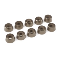Team Corally - Aluminium Washer - for M5 Socket Head Screws - OD=12mm - Gun Metal - 10 pcs