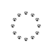 Team Corally - Precision Diff. Balls 1/8 - Chrome - 12 pcs