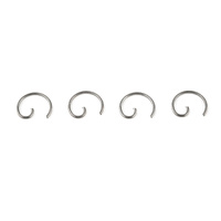 Team Corally - Piston Pin Clips Etor 21 3P and Etor 21 5-2P - 4 pcs