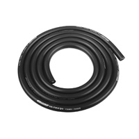 Team Corally - Ultra V+ Silicone Wire - Super Flexible - Black - 10AWG - 2683 / 0.05 Strands - ODø 5.5mm - 1m