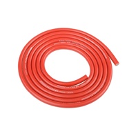 Team Corally - Ultra V+ Silicone Wire - Super Flexible - Red - 14AWG - 1018 / 0.05 Strands - ODø 3.5mm - 1m