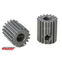 Team Corally - 64 DP Pinion - Short - Hard Anodised AL7075 - 17 Teeth - Shaft Dia. 3.17mm