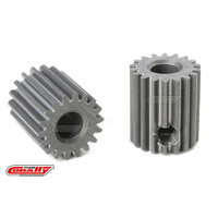 Team Corally - 64 DP Pinion - Short - Hard Anodised AL7075 - 18 Teeth - Shaft Dia. 3.17mm