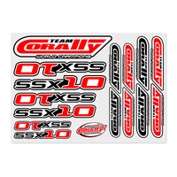 Team Corally - Stickersheet SSX-10 - Precut - 210x148mm - 1 pc