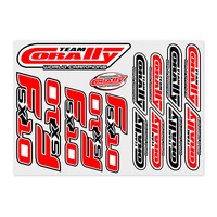 Team Corally - Stickersheet FSX-10 - Precut - 210x148mm - 1 pc