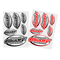 Team Corally - Sponsor Stickersheet CORALLY - Precut - 105x148mm