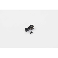 FCX24  BRASS STEERING SERVO ARM HORN BLACK