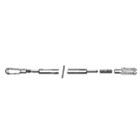 DUBRO 113 MINI-NY STEEL PUSHROD ASSEMBLY (2  PCS PER PACK)