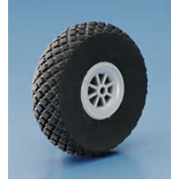 DUBRO 250DL 2-1/2in DIAMOND LITE WHEELS (64MM)  (1 PAIR PER CARD)