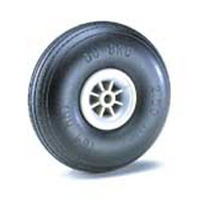 DUBRO 275TL 2-3/4in DIA TREAD LIGHT WHEELS  (1 PAIR PER CARD)