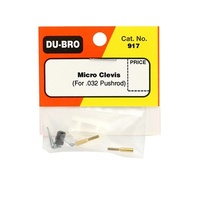 DUBRO 917 MICRO CLEVIS (2 PCS PER PACK)