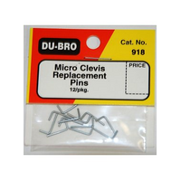 ###DUBRO 918 MICRO CLEVIS PINS (12 PCS PER PACK)(DISCONTINUED)