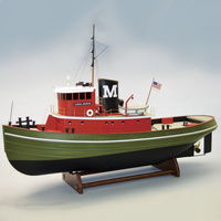 DUMAS 1272 CAROL MORAN TUG  BOAT KIT (50 INCH)