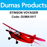 DUMAS 1817 40 INCH STINSON VOYAGER R/C ELECTRIC POWERED