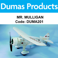 DUMAS 201 MR. MULLIGAN WALNUT SCALE 17.5 INCH WINGSPAN RUBBER POWERED