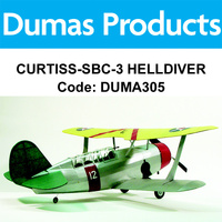 DUMAS 305 CURTISS-SBC-3 HELLDIVER 30 INCH WINGSPAN RUBBER POWERED