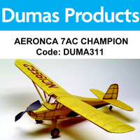 DUMAS 311 AERONCA 7AC CHAMPION 30 INCH WINGSPAN RUBBER POWERED