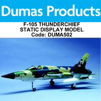 DUMAS 502 15 INCH WINGSPAN F-105 THUNDERCHIEF STATIC DISPLAY MODEL