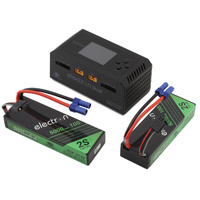EcoPower Intelligent 2x2S 5000mAh EC5 LiPo Batteries/"Electron Dual" Charger