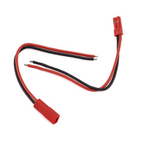 EcoPower JST 2-Pin Pre-Wired Pigtail Connectors (1 Male/1 Female)