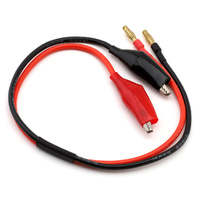 EcoPower Heavy Duty Charge Lead (Alligator Clips to 4mm Banana Plugs) (14awg)