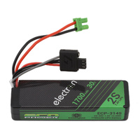 EcoPower "Electron" 2S 30C Intelligent LiPo Battery w/EC2 Plug (7.4V/1700mAh)