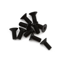EcoPower 2.5mm "High Strength" Steel Flat Head Screws (10) (2.5x6mm)