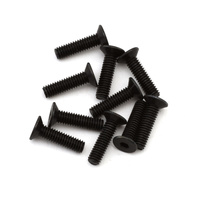 EcoPower 2.5mm "High Strength" Steel Flat Head Screws (10) (2.5x10mm)