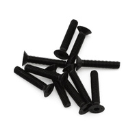 EcoPower 3mm "High Strength" Steel Flat Head Screws (10) (3x16mm)