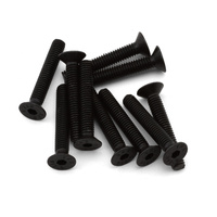 EcoPower 4mm "High Strength" Steel Flat Head Screws (10) (4x25mm)