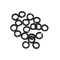 EcoPower 4mm "High Strength" Steel Lock Washers (Black) (20)