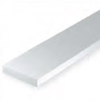 EVERGREEN 102 WHITE STYRENE STRIP .010 X .040 (PACK OF 10)