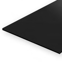 EVERGREEN 9517 15 X 30CM BLACK STYRENE SHEET .080 (PACK OF 1)