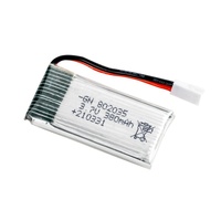  540mm PA-18 3.7V 380mah Battery  (JST plug)