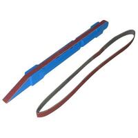 BLUE SANDING STICK WITH 2 BELTS #240 GRIT