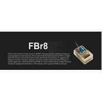 FlySky 8-channel waterproof FBr8 short antenna version
