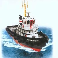 PREMIUM EDITION 1/36 SCALE TUG BOAT WITH 2.4g PROPORTIONAL RADIO CONTROL