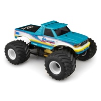 1993 Ford F-250 monster truck body w/ fastback and visor - (7" width & 13" wheelbase)