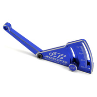 JConcepts - Aluminum ride height gauge, 10-40mm - blue 