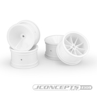 Mono - RC10, RC10B2, RC10B3 2.2" rear wheel (white) - 4pc