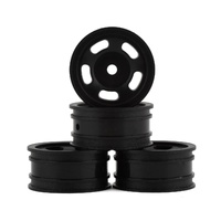 Glide 5 - 1" wheel, fits Axial SCX24,  - (black) - 4pc