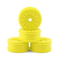 JConcepts Pioneer 83mm 1/8th Buggy Wheels (Yellow) (4)