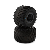 JConcepts Losi Mini LMT Renegades Pre-Mounted Monster Truck Tires (2) (Blue)