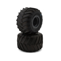 JConcepts Losi Mini LMT Racer Pre-Mounted Monster Truck Tires (2) (Blue)