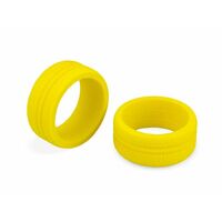 Dirt Wheel - foam grip, yellow - 2pc